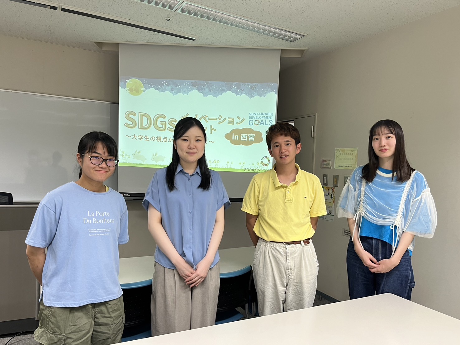 学生プロジェクト「SDGsイノベーションサミット in 西宮 ～大学生の視点から未来を描く～」第3回会議を実施しました