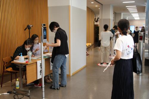 【武庫川女子大学】新型コロナウイルスワクチンの職域接種が始まりました。