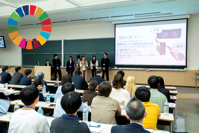 関西学院SDGsユースアイディア2023  Crescents Go Sustainable! 」公開最終審査・表彰式の様子