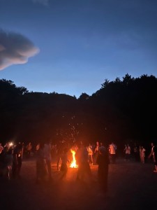 夏季教育キャンプの様子 キャンプファイヤー