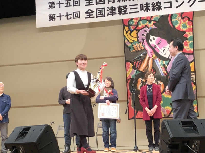 【武庫川女子大学】音楽学部の岡部祐希さんが、全国青森県民謡コンクールに出場。